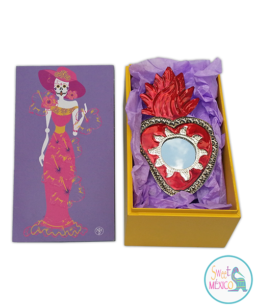 "Catrina" con Artesanía en latón