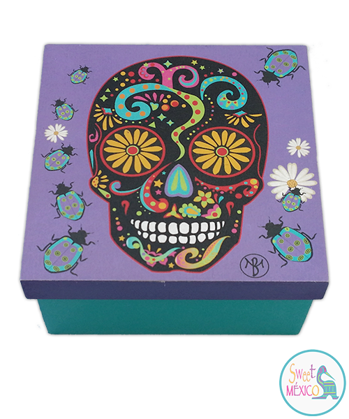 "Calavera" morada