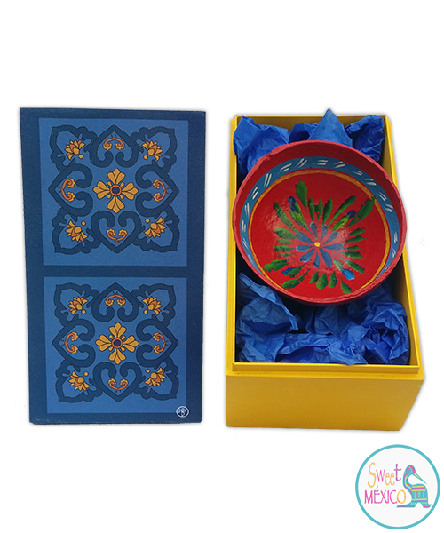 "Talavera" azul-amarillo (2) con Jícara