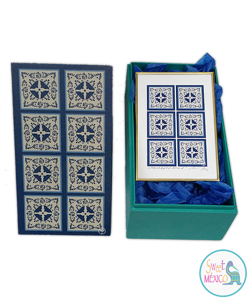 "Talavera" blanca (8) con Cuadro (6)